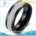 Кольцо с бриллиантом, Рождественский подарок, Модное оптовое ювелирное черное керамическое кольцо для мужчин, женщин
